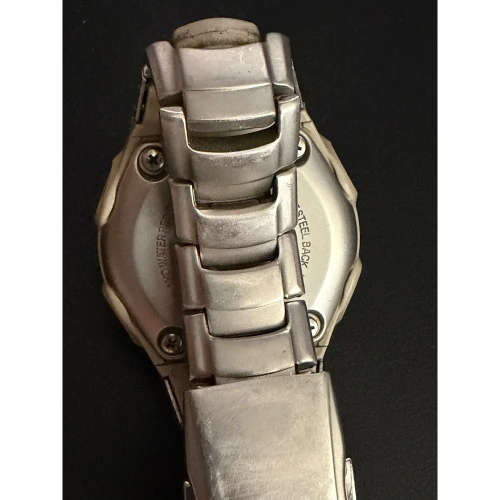 Casio G Shock MTG520 Watch Silver Blue FOR PARTS